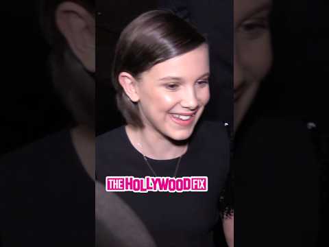 Millie Bobby Brown Signs 'Stranger Things' Autographs For Fans Outside The Chateau Marmont Hotel