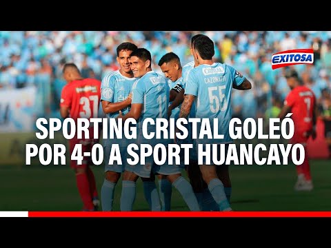 Sporting Cristal goleó por 4-0 a Sport Huancayo y recuperó el liderazgo del Torneo Apertura