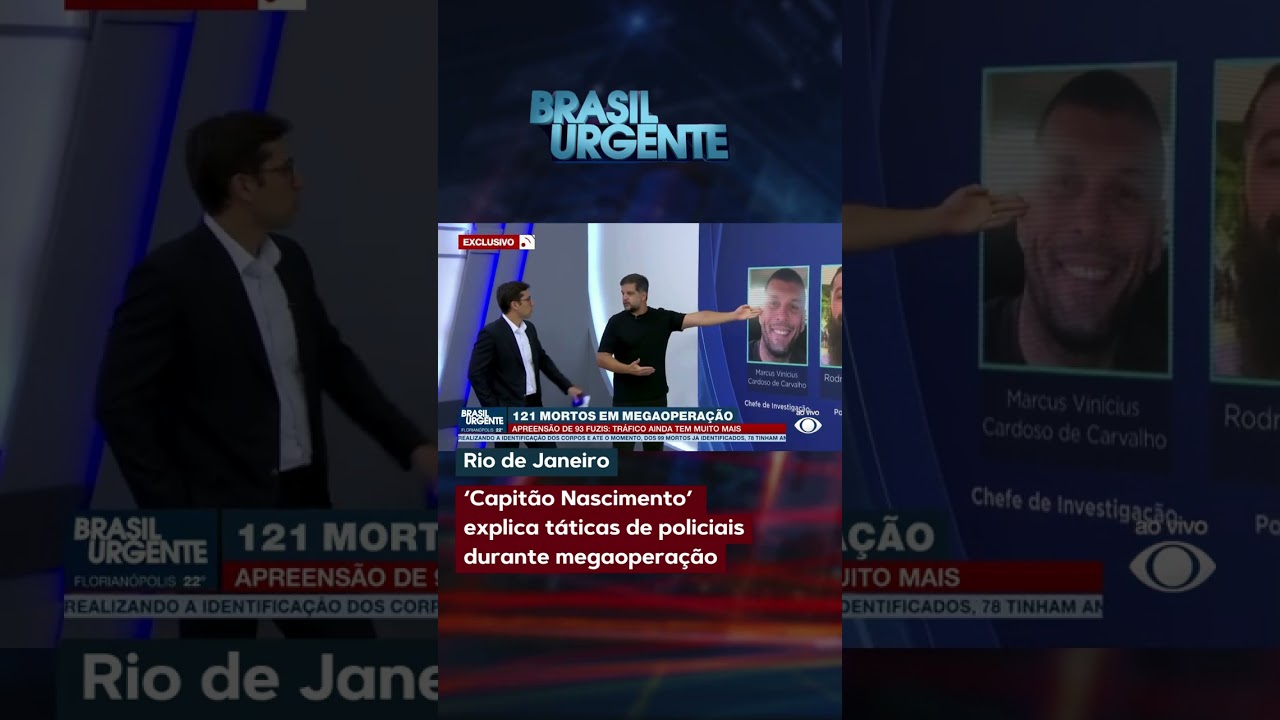 Capitão Nascimento explica táticas de policiais durante megaoperação