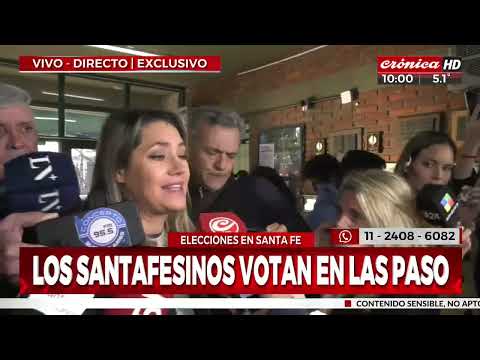 PASO en Santa Fe 2023: votó Carolina Losada