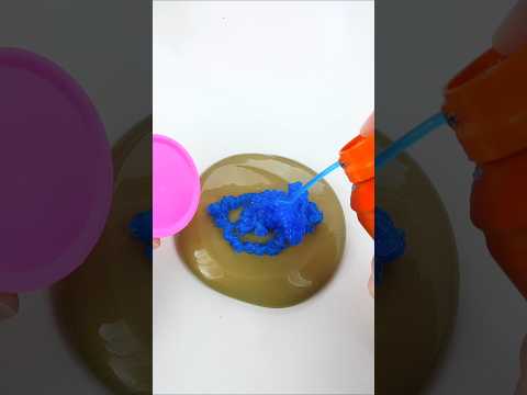 Guess The Color Slime #slimeasmr #satisfying