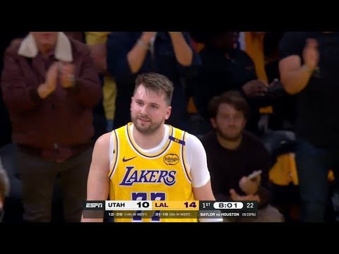 Luka Doncic First Points as a Laker