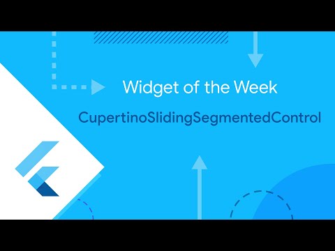 CupertinoSlideSegmented Control (Widget of the Week)