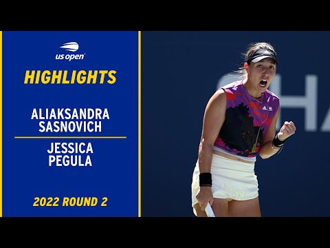 Aliaksandra Sasnovich vs. Jessica Pegula Highlights | 2022 US Open Round 2