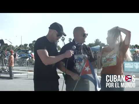 Andy Vásquez Facundo en el Free Cuba Fest en Miami: Estoy al fin de tierras de libertad