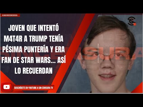 JOVEN QUE INTENTÓ M4T4R A TRUMP TENÍA PÉSIMA PUNTERÍA Y ERA FAN DE STAR WARS… ASÍ LO RECUERDAN