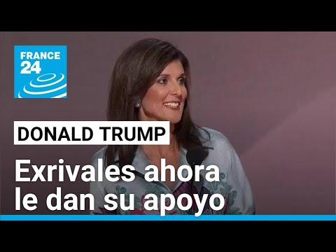 Excontrincantes de Trump respaldan su candidatura en la Convención Republicana • FRANCE 24