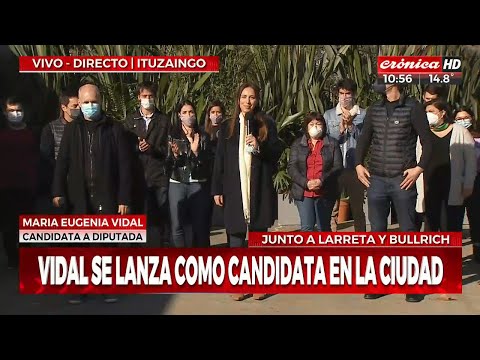 Vidal se lazó como candidata en la ciudad de Buenos Aires