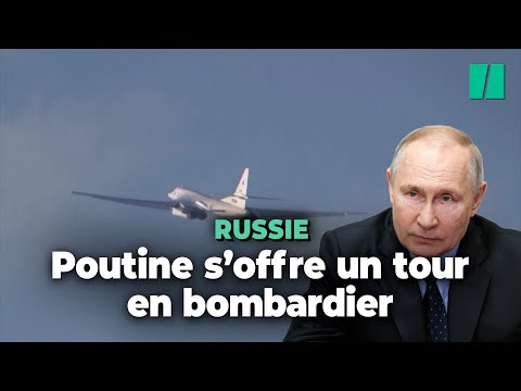 Poutine s’offre un vol dans un bombardier supersonique russe
