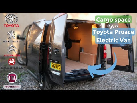 Toyota Proace Electric cargo space and dimensions