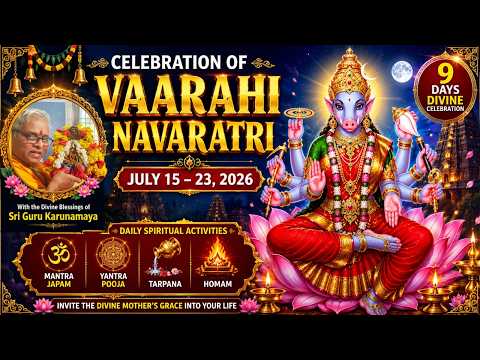 Varahi Navaratri Day 4 Evening Shodasopachara Pooja
