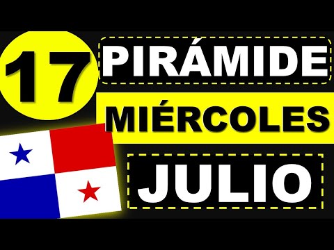 Pirámide de la Lotería de Panamá para Miércoles 17 Julio 2024 Decenas Suerte Sorteo Miercolito d Hoy