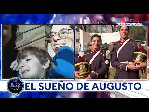 UN PEQUEÑO GRAN PATRIOTA: Augusto tiene 4 años y sueña con ser granadero