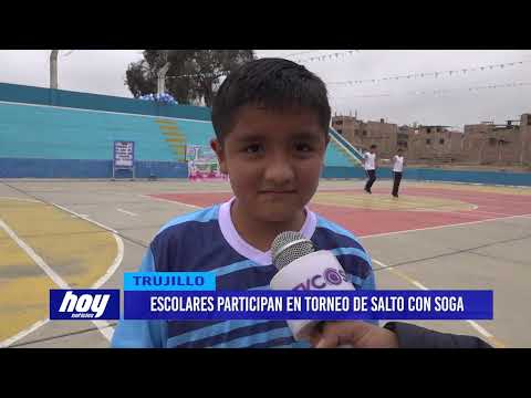 Escolares participan en “I Torneo de Salto con Soga”