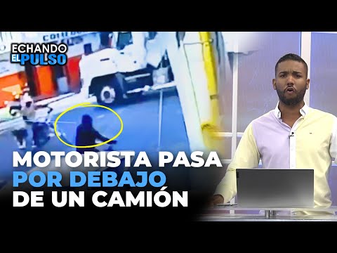 Este motorista pasa por debajo de patana en San Cristóbal | Echando El Pulso