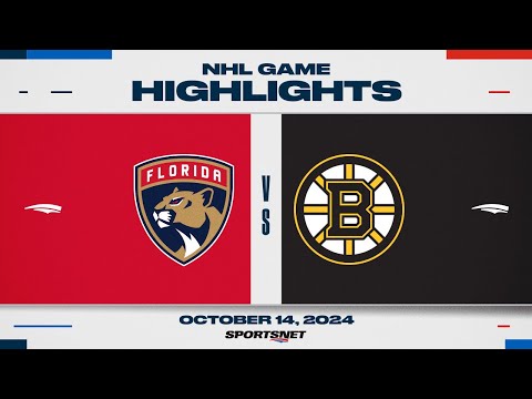 NHL Highlights | Panthers vs. Bruins - October 14, 2024