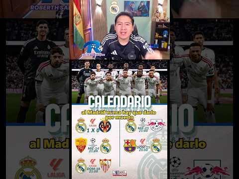 Calendario <strong>del</strong> Real Madrid <strong>del</strong> mes de octubre #realmadrid #fcbarcelona #laliga #championsleague