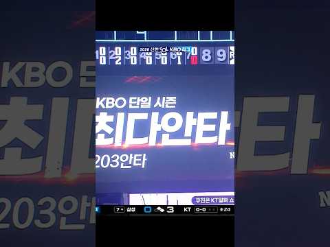 <strong>최원준이</strong> 단일 시즌 최다 안타를 경신합니다⚾