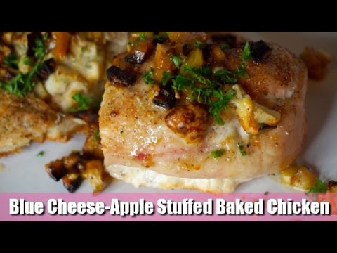 Blue Cheese-Apple Stuffed Baked Chicken | Meal Prep Series