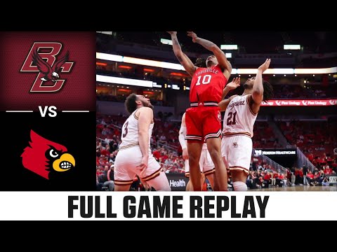 Boston College Vs Louisville Full Game Replay Acc Mens