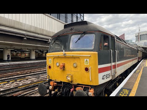 47828 and 70000 Britannia at London Victoria 23/7/24