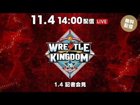 11月4日(火) 『WRESTLE KINGDOM 20 in 東京ドーム』 記者会見 | Nov 4th WRESTLE KINGDOM 20 Presss Conference