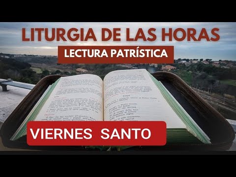 ? LECTURA PATRÍSTICA PARA HOY VIERNES SANTO DE LA PASIÓN DEL SEÑOR ?