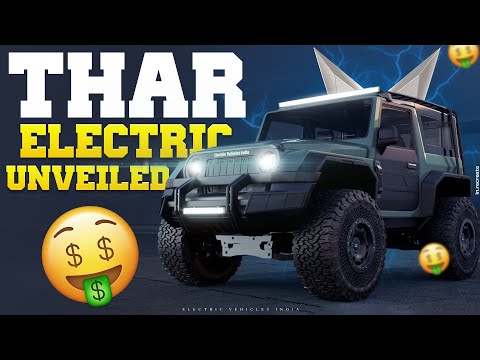 Mahindra THAR Electric Unveiled...! | Electric Vehicles India