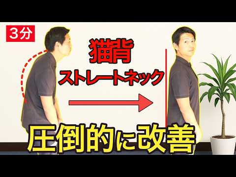 【寝たまま3分】猫背&ストレートネックを劇的に改善する方法