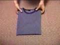 Cool T-Shirt Folding How To Fold A Tshirt Video