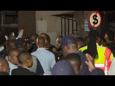 South Africa's Ramaphosa visits site of devastating building fire