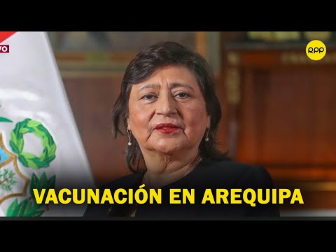 ¡ATENCIÓN! Inició la vacunación de adultos mayores en Arequipa