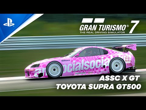 Gran Turismo 7 - ASSC x GT Toyota Supra GT500 Sound ON | PS5, PS4