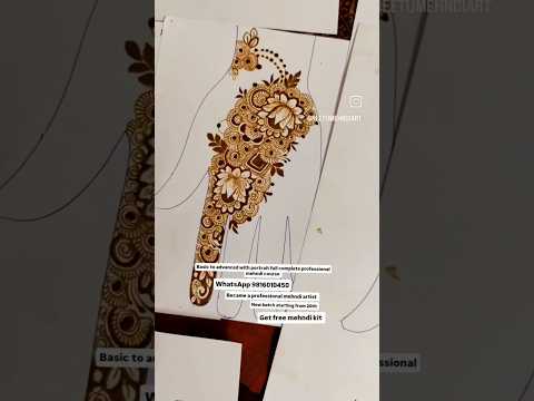 Beautiful Arabic Mehndi Design | Perfect for Weddings & Functions 💖 #bridalmehndidesign #shorts