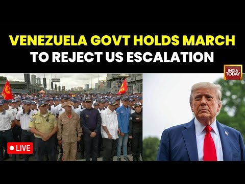 LIVE Venezuela Holds Mass Rally To Reject Possible US Escalation | Govt-led March