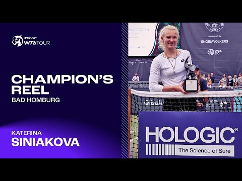 Bad Homburg champion Katerina Siniakova's TOP plays! 🏆