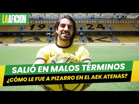 Rodolfo Pizarro dejó AEK Atenas tras llegar a malos términos con la directiva