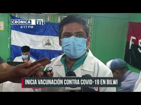 Inicia vacunación contra la COVID-19 en Bilwi - Nicaragua