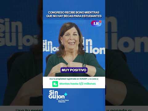 CONGRESO RECIBE BONO MIENTRAS QUE NO HAY BECAS PARA ESTUDIANTES #SinGuion #shorts