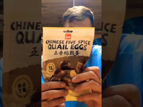 Китайская закуска / перепелиные яйца #китайскаяеда #обзореды #еда
