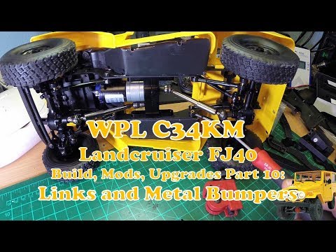 WPL C34 Metal Front Bumper Protector RC Car Parts Videos | Banggood