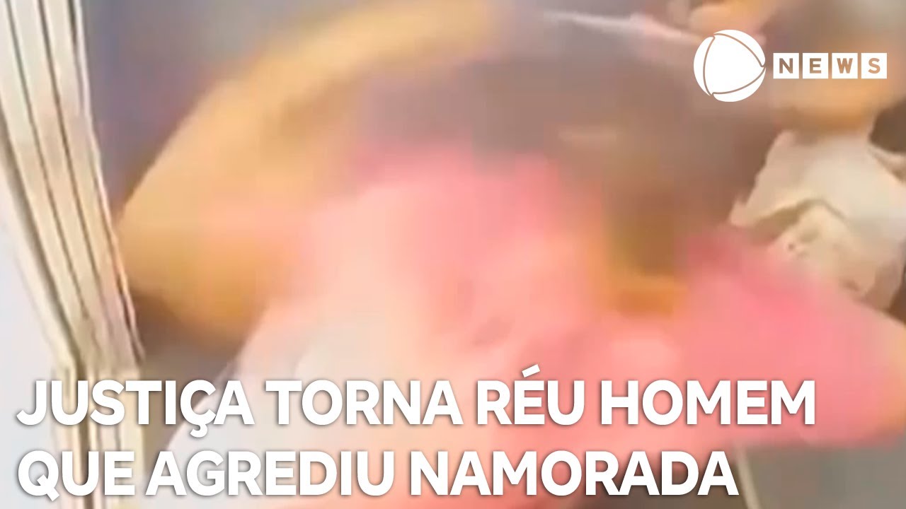 Justiça torna réu homem que agrediu namorada em elevador