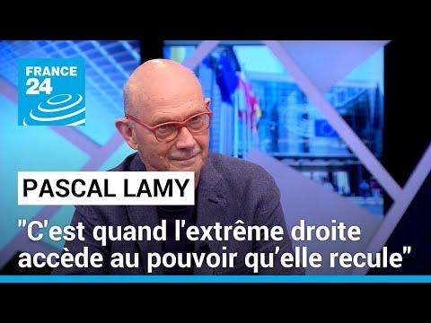 Pascal Lamy : C'est quand l'extrême droite accède au pouvoir qu’elle recule • FRANCE 24