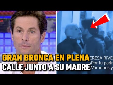 ESCANDALO El GRAVE ALTERCADO protagonizado por JOSÉ ANTONIO CANALES RIVERA en plena CALLE