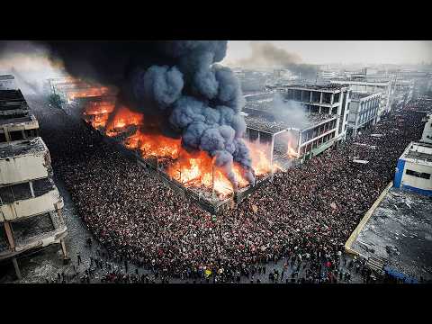 Fast-Moving Brush Fire Destroys Homes in Los Angeles! San Bernardino Ca EdgeHill wild Fire 2024