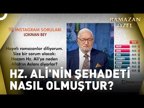 Hz. Ali'ye Neden Allah'ın Aslanı Diyorlar | Necmettin Nursaçan'la İftar Saati