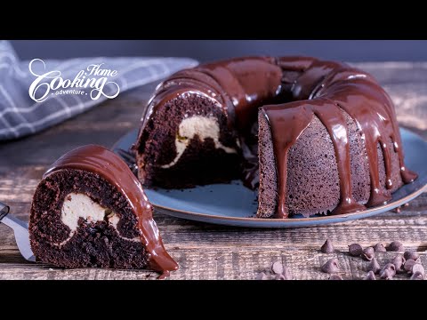 Chocolate Cream Cheese Bundt Cake - The Best Chocolate Bundt Cake
