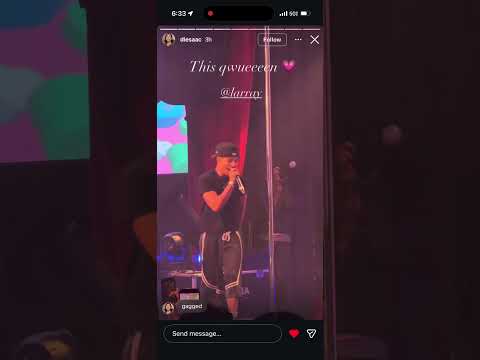 INSTAGRAM STORY: Larray Performing “Cancelled” With Back Up Dancers Tre Clements & Sir Carter