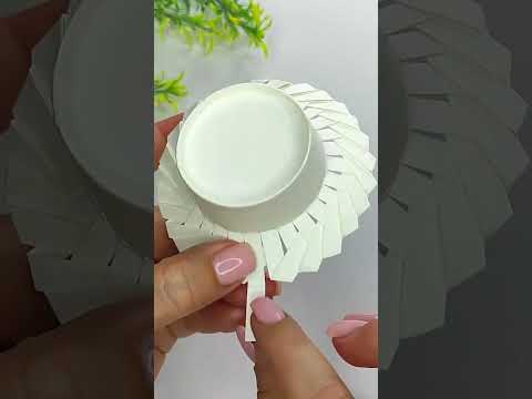 Chic Hats from Paper Cups🌷