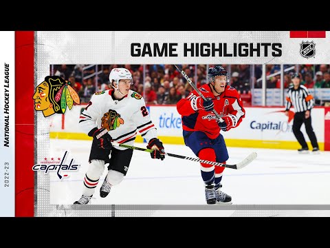 Blackhawks @ Capitals 3/23 | NHL Highlights 2023